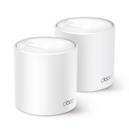 Picture of TP-LINK (DECO X50) AX3000 Dual Band Wireless Whole Home Mesh Wi-Fi 6 System, 2 Pack, 3x LAN, OFDMA & MU-MIMO, TP-Link HomeShield