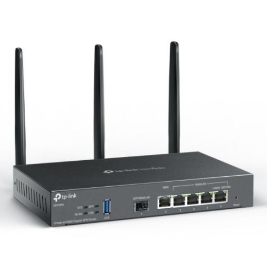 Picture of TP-LINK (ER706W) Omada AX3000 Gigabit VPN Wi-Fi Router, Dual Band, 6x GB Ports, USB 3.0, Mesh Technology, Abundant Security Features