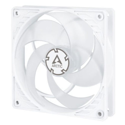 Picture of Arctic P12 12cm Pressure Optimised PWM PST Case Fan, Fluid Dynamic, 200-1800 RPM, White & Transparent