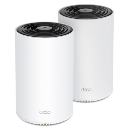 Picture of TP-LINK DECO PX50 + G1500 Dual Band Whole Home Powerline Mesh WiFi 6 Wireless System, 2 Pack, 3x LAN, AX3000, 1.5Gbps Powerline