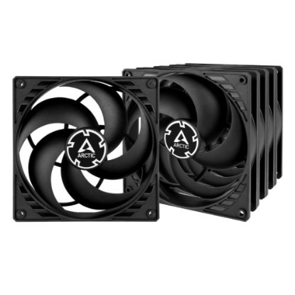 Picture of Arctic P14 Pressure Optimised 14cm Case Fans (5 Pack), Black, Fluid Dynamic, 1700 RPM, Value Pack