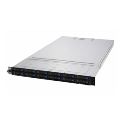 Picture of Asus (RS700-E10-RS12U) 1U Rack High Performance Cache Barebone Server, Intel C621A, Dual Socket 4189, 32 DDR4, 12 NVMe, 1600W PSU