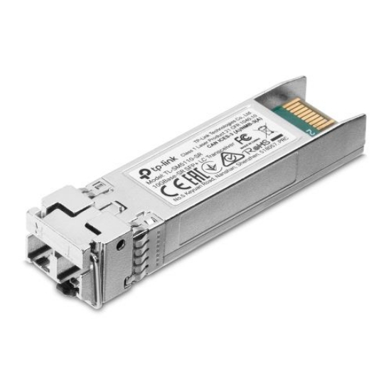 Picture of TP-LINK (TL-SM5110-SR) 10GBase-SR SFP+ LC Transceiver, Hot-Pluggable, DDM Support, 850 nm