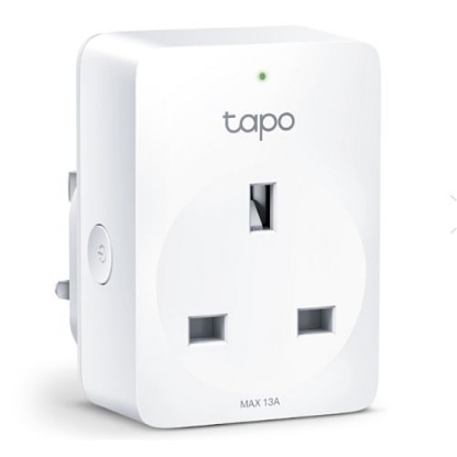 Picture of TP-LINK (TAPO P100) Mini Smart Wi-Fi Socket, Remote Access, Scheduling, Away Mode, Voice Control