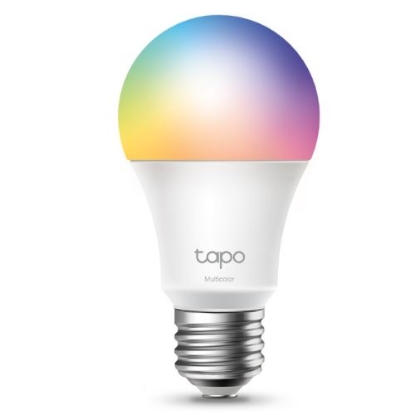 Picture of TP-LINK (TAPO L530E) Wi-Fi LED Smart Multicolour Light Bulb, Dimmable, App/Voice Control, Screw Fitting