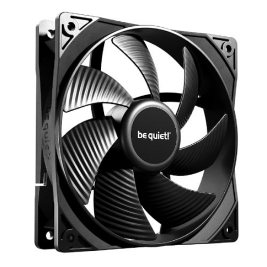 Picture of Be Quiet! BL105 Pure Wings 3 12cm PWM Case Fan, Rifle Bearing, Black, 1600 RPM, Ultra Quiet