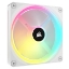 Picture of Corsair iCUE LINK QX140 14cm PWM RGB Case Fan, 34 RGB LEDs, Magnetic Dome Bearing, 2000 RPM, White, Single Fan Expansion Kit