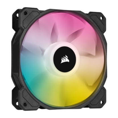 Picture of Corsair iCUE SP120 ELITE Performance 12cm PWM RGB Case Fan, 8 ARGB LEDs, Hydraulic Bearing, Single Fan Expansion Pack