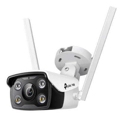 Picture of TP-LINK (VIGI C340-W 4MM) 4MP Outdoor Full-Colour Wi-Fi Bullet Network Camera w/ 4mm Lens, Spotlight LEDs, Smart Detection, Two-Way Audio, H.265+