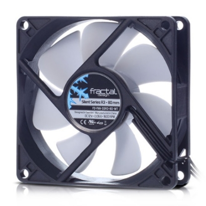 Picture of Fractal Design Silent Series R3 8cm Case Fan, 7 Blades, Rifle Bearing, 1600 RPM