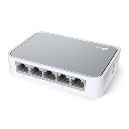 Picture of TP-LINK (TL-SF1005D V16) 5-Port 10/100Mbps Unmanaged Desktop Switch, Plastic Case