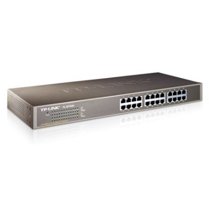 Picture of TP-LINK (TL-SF1024) 24-Port 10/100Mbps Unmanaged  Rackmount Switch, Steel Case