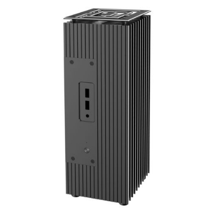 Picture of Akasa Turing AC Pro Contemporary Premium Fanless Case for Intel NUC 13 Pro, 40W TDP, 2.5” SSD/HDD, Vertical/Horizontal