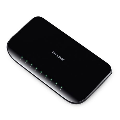 Picture of TP-LINK (TL-SG1008D) 8-Port Gigabit Unmanaged Desktop Switch, Plastic Case