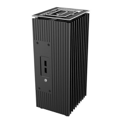 Picture of Akasa Turing TN Fanless NUC Case for 11th Gen Intel NUC (Tiger Canyon) Boards, 28W TDP, Position Vertically/Horizontally, M.2 Heatsink