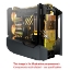 Picture of Antec Cannon Open Frame Aluminium/Glass Gaming Case, E-ATX, Dual Liquid Cooling, Front/Side GPU Mounts, USB-C