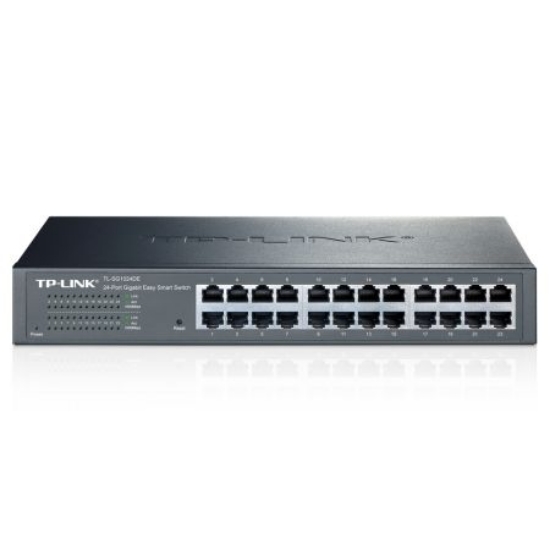 Picture of TP-LINK (TL-SG1024DE) 24-Port Gigabit Easy Smart Switch, Simple Setup, Rackmountable, VLAN