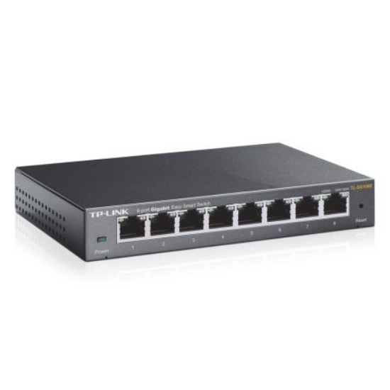 Picture of TP-LINK (TL-SG108E) 8-Port Gigabit Easy Smart Switch, Steel Case