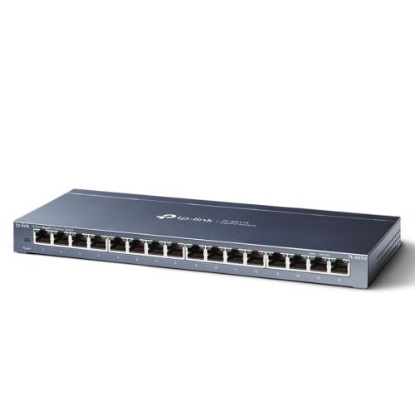 Picture of TP-LINK (TL-SG116) 16-Port Gigabit Unmanaged Desktop Switch, Steel Case