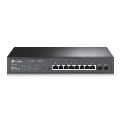 Picture of TP-LINK (TL-SG2210MP) JetStream 10-Port Gigabit Smart Switch with 8-Port PoE+, 2 GB SFP Slots, Rackmountable