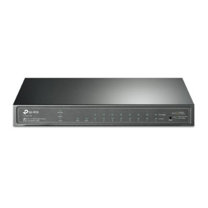 Picture of TP-LINK (TL-SG2210P V5) JetStream 10-Port Gigabit Smart Switch with 8-Port PoE+, 2 SFP Ports, Rackmount/Desktop