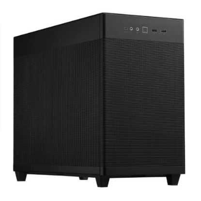 Picture of Asus Prime AP201 Gaming Case, Micro ATX, Quasi-Filter Mesh, USB-C, Tool-free Panels, 338mm GPU & 360mm Radiator Support, Black