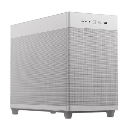 Picture of Asus Prime AP201 Gaming Case, Micro ATX, Quasi-Filter Mesh, USB-C, Tool-free Panels, 338mm GPU & 360mm Radiator Support, White