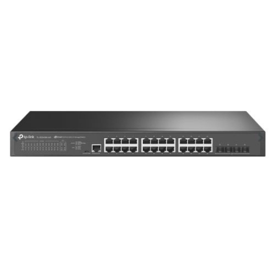 Picture of TP-LINK (TL-SG3428X-M2) JetStream 24-Port 2.5GBASE-T L2+ Managed Switch with 4 10GE SFP+ Slots, PoE++, Rackmountable