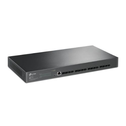 Picture of TP-LINK (TL-SX3016F) JetStream 16-Port 10GE SFP+ L2+ Managed Switch, Centralized Management, Dual Redundant PSUs, Rackmountable