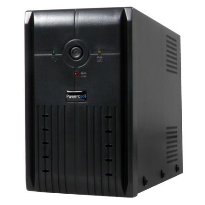 Picture of Powercool 1000VA Smart UPS, 600W, LED Display, 3 x UK Plug, 2 x RJ45, 3 x IEC, USB