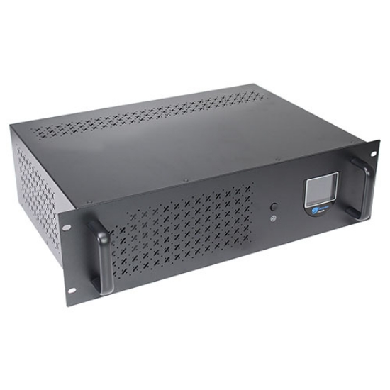 Picture of Powercool Off-Line 1200VA 3U Rackmountable UPS, 720W, AVR Energy Saving, DC Cold Start, Alarm, 1x UK Socket, 4 x IEC, 2x RJ45, 1x USB, LCD Monitoring