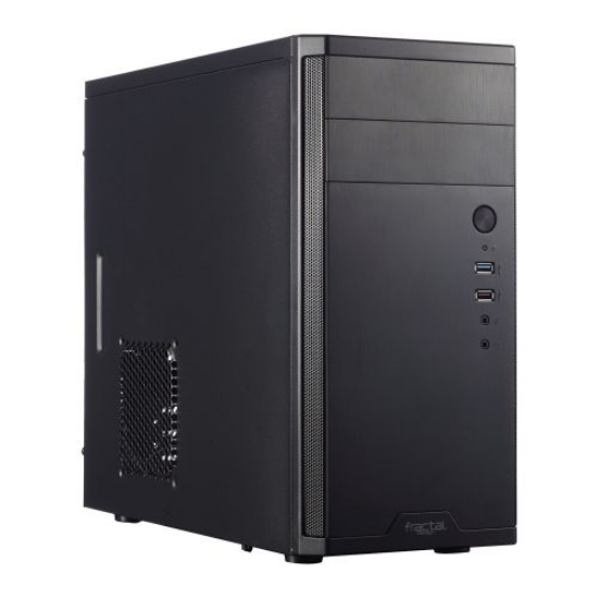 Picture of Fractal Design Core 1100 Case, Micro ATX, Brushed Aluminium-look, 350mm GPU Support, USB 3.0, 1 Fan