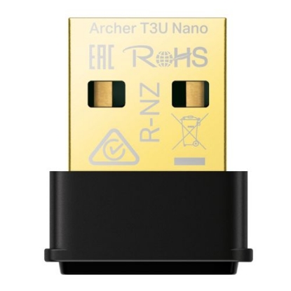 Picture of TP-LINK (Archer T3U Nano) AC1300 Wireless Dual Band Nano USB Adapter, MU-MIMO, USB2