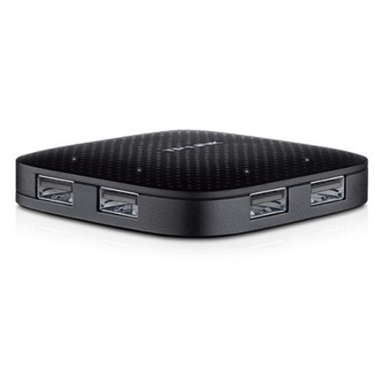 Picture of TP-LINK (UH400) Portable External 4-Port USB 3.0 Hub, Driverless, Black