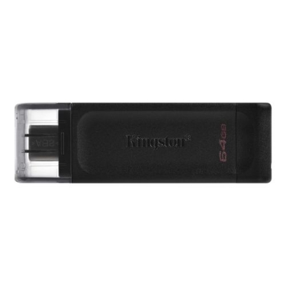 Picture of Kingston 64GB DataTraveler 70 USB 3.2 Gen1 Type-C Memory Pen, Cap