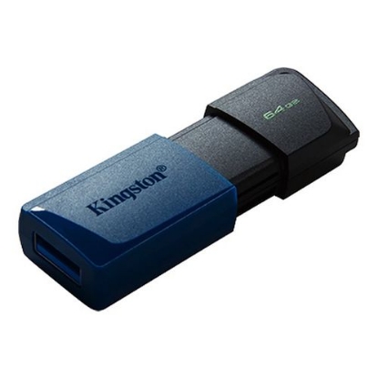 Picture of Kingston 64GB DataTraveler Exodia M USB 3.2 Gen1 Memory Pen, Moving Cap, Key Ring