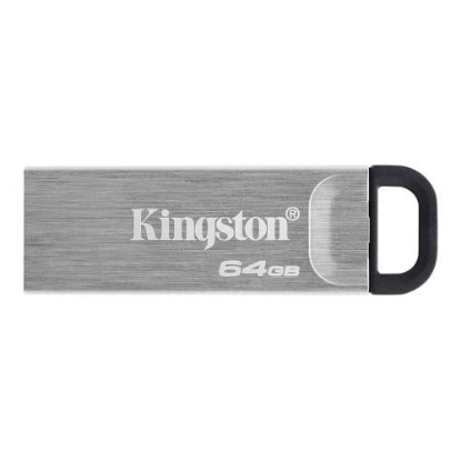 Picture of Kingston 64GB DataTraveler Kyson USB 3.2 Gen1 Memory Pen, Metal Capless Design, R/W 200/60 MB/s